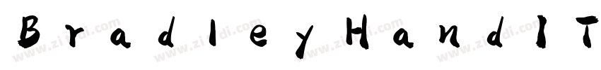 Bradley HandITC-常规字体转换